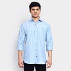 Men's 100% Cotton Casual Shirt , Light Blue, small image number null